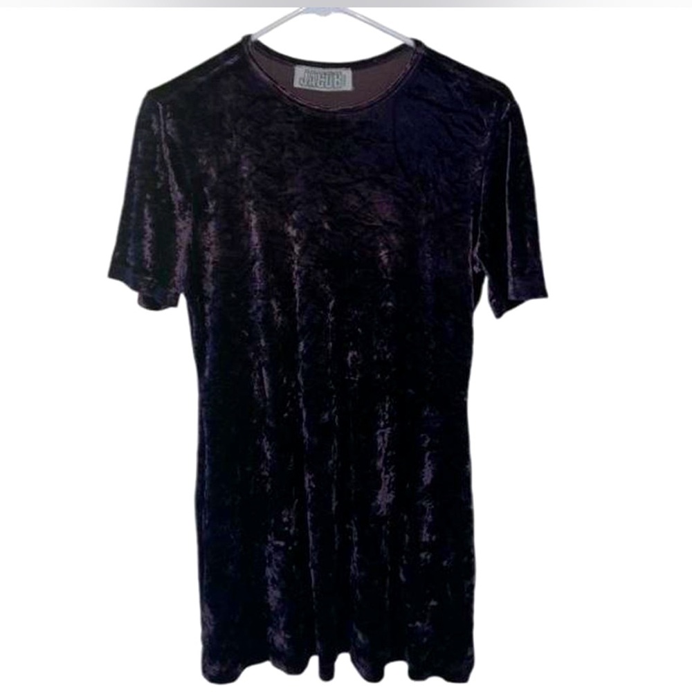 Gothic Velvet Purple Vintage Dress